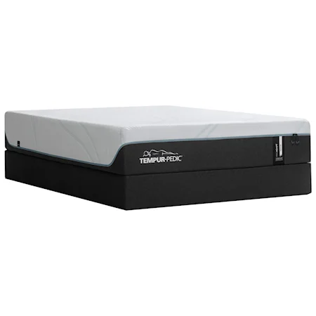 King 12" TEMPUR-PROADAPT™ Medium Mattress and Tempur-Flat High Profile Foundation